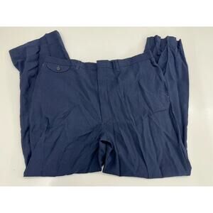Hagger Mens Dress Pants Size 36x30 Navy Blue